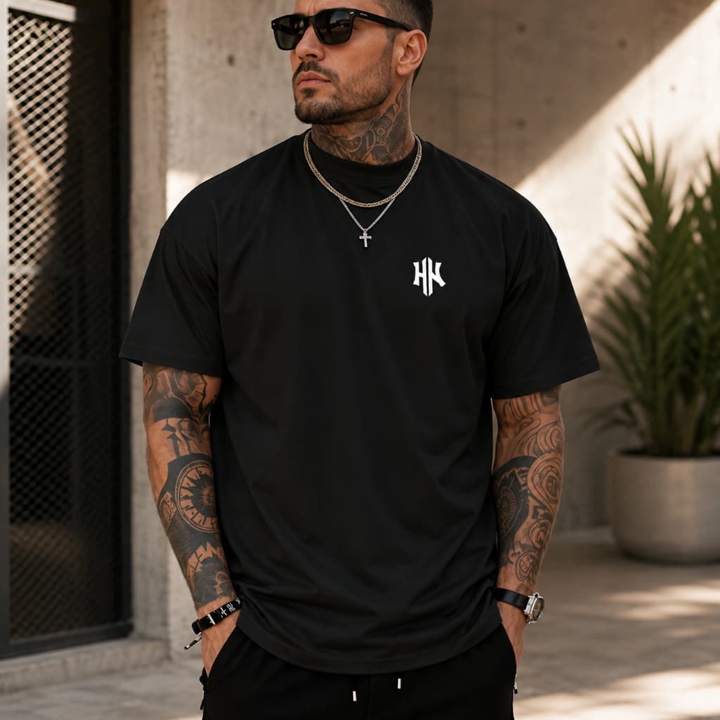Camiseta Masculina Casual 100% Algodão Fio 30.1  Gola Redonda e Acabamento Premium