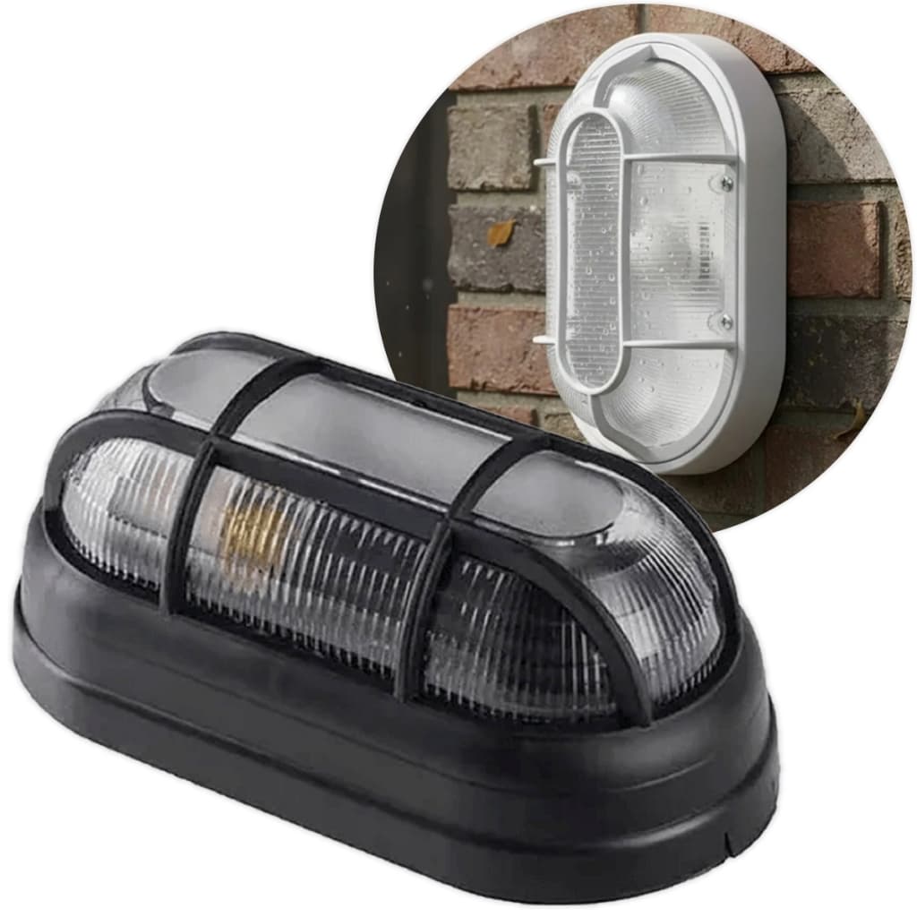 Kit Luminária Arandela Tartaruga Lampada Soquete E27 Bivolt Parede Teto Branco Preto OPL