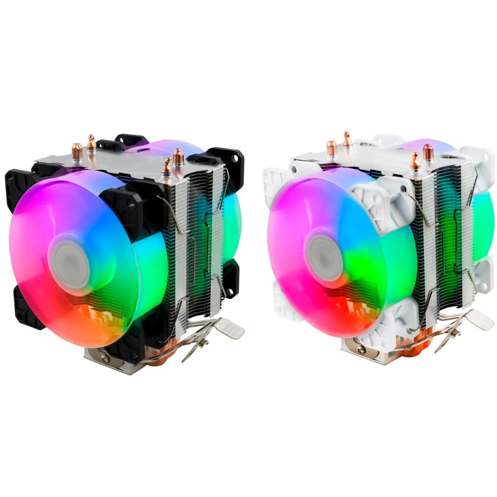 Cpu Cooler Rgb  Intel Lga 1700 X79 X99 1366 2011 Dual Cooler 92mm