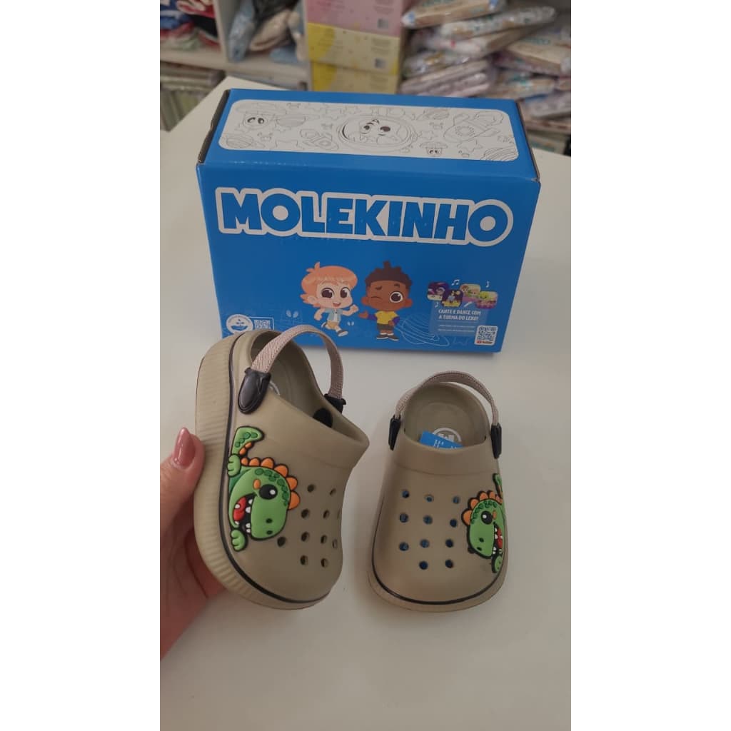 Babuche Clog Molekinho Bebe Leve e Macia