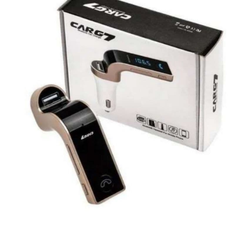 Transmissor FM Bluetooth Carregador Veicular USB MP3 Viva-Voz CARG7 Para Carro