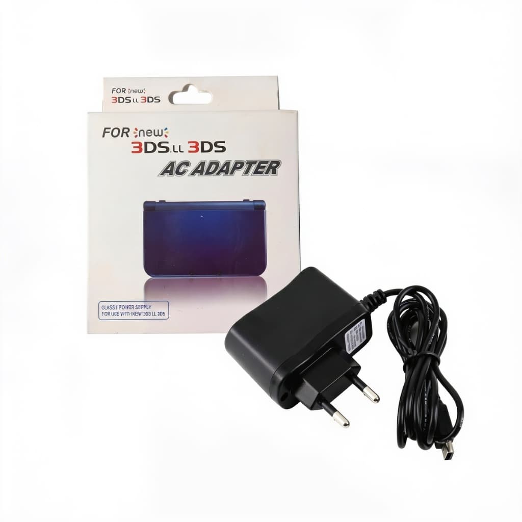 Carregador Fonte de Energia Bivolt Cabo Alimentação para Nintendo New 3DS LL 110/220V