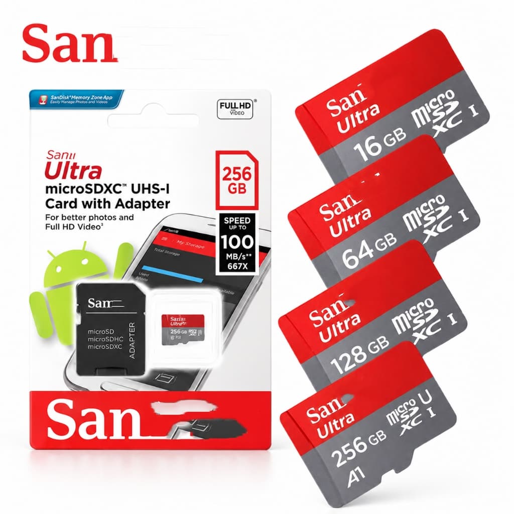 Cartão De Memória Micro Sd 128GB Classe 10 Ultra A1 Câmeras de Segurança
