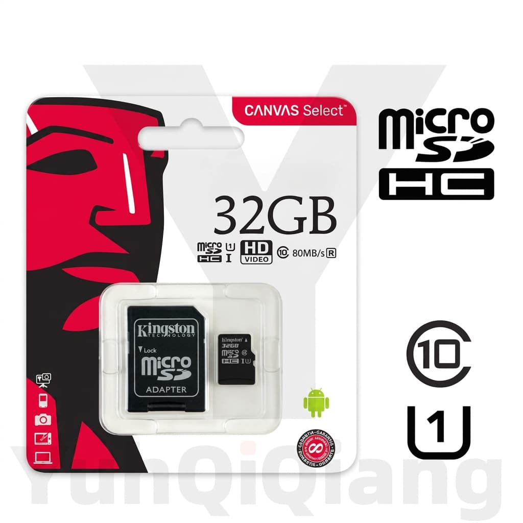 Cartão De Memória Kingston 32GB Ultra High Speed 100 Mb/s UHS-I Classe 10 Micro SD/TF