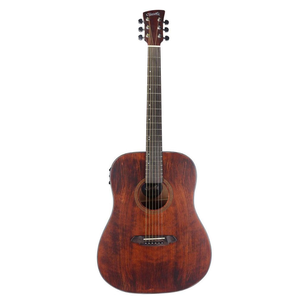 Violão Elétrico Coral 41" - Tampo Sólido Em Spruce - Dark Wood - Eq 3 Bandas - Vgac1954Dw41