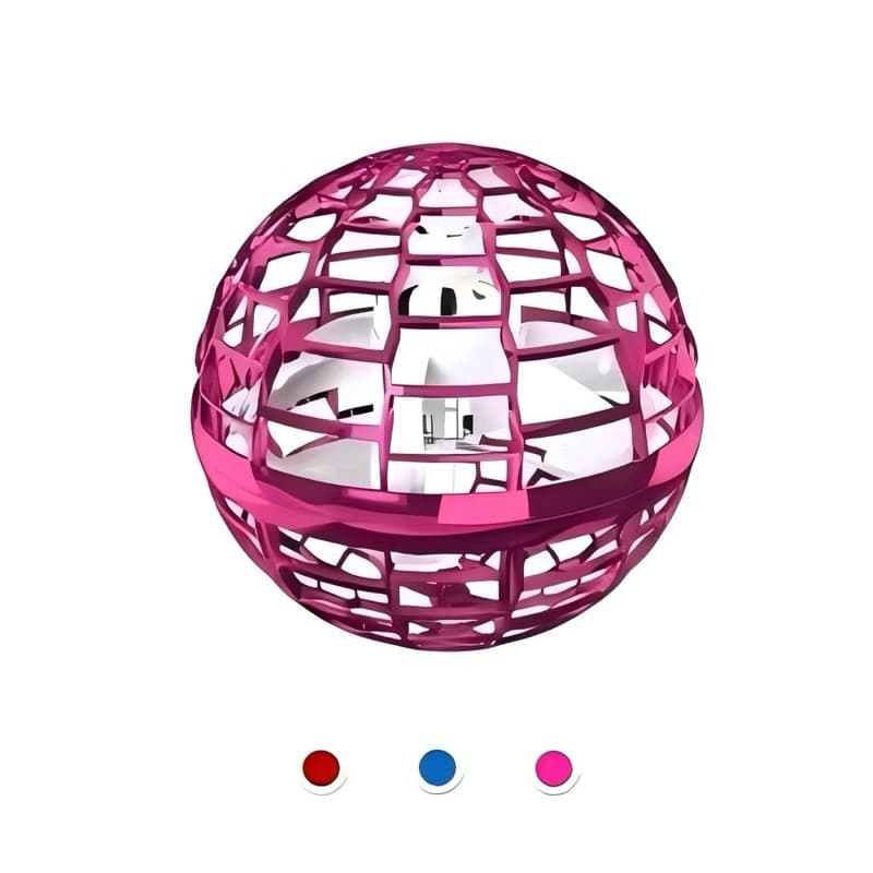 Novo Bola Spinner Voa Divertido Led Drone Bomerang 360° Vermelha Castela