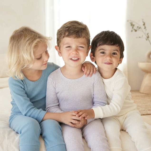 Conjunto Pijama Infantil Body e Calça Canelado Premium Algodão Hipoalergênico 1 a 3 Anos