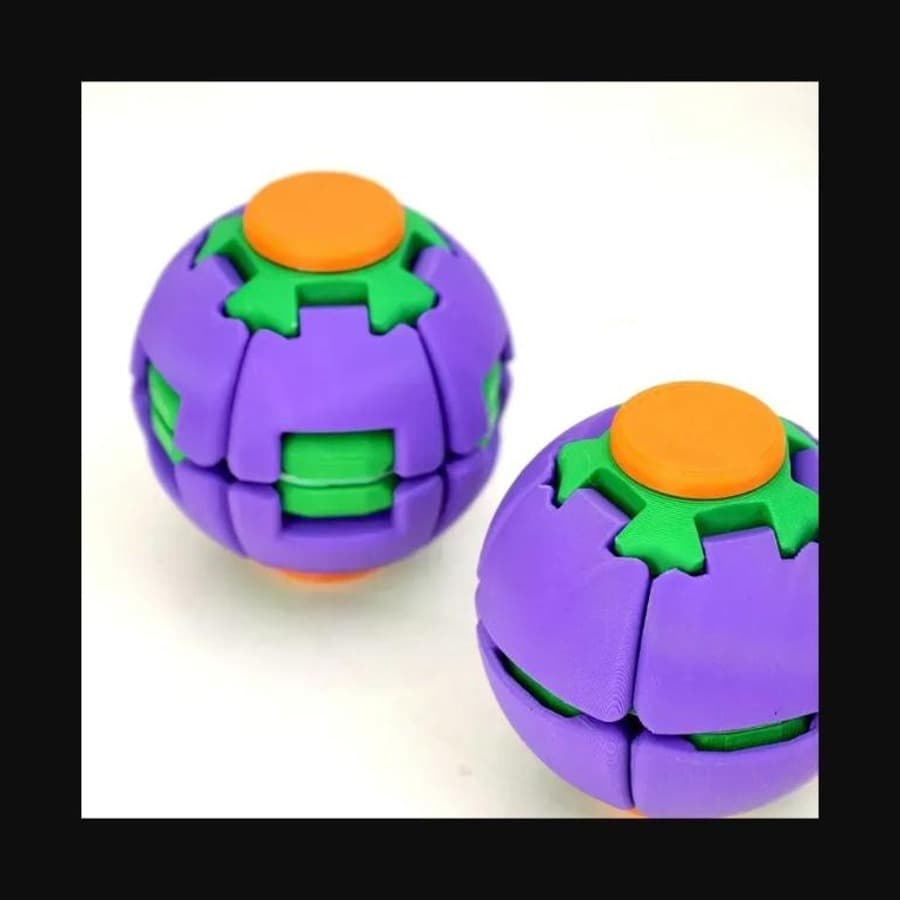 Spinner Ball Bolinha Giratória Anti Estresse Fidget Verde