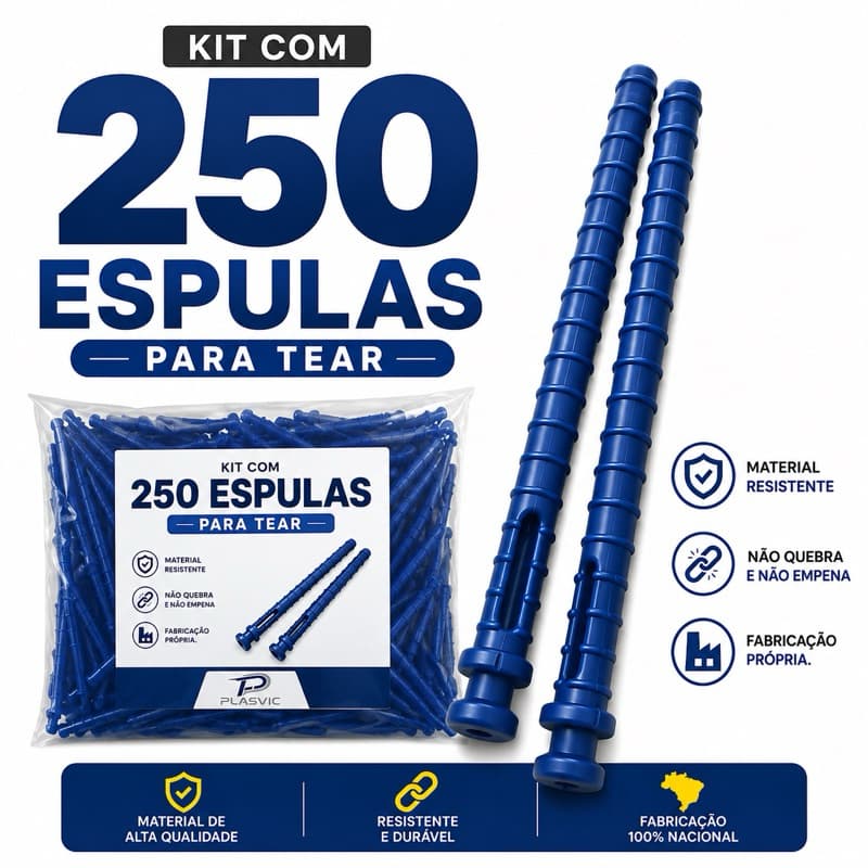 Kit com 250 espulas para rede de descanso e tapetes