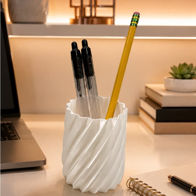 Porta Canetas Organizador de Mesa Porta Lápis Pincel Treco Multiuso Escritório Treco Moderno Decorativo