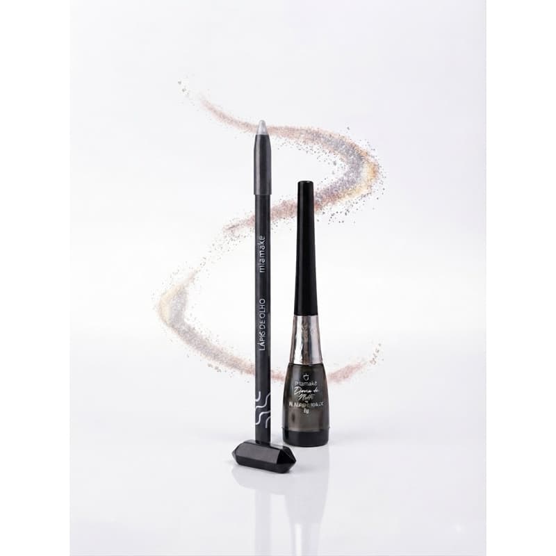 Kit Delineador + Lápis Mia Make Olhos Marcantes Efeito Diva