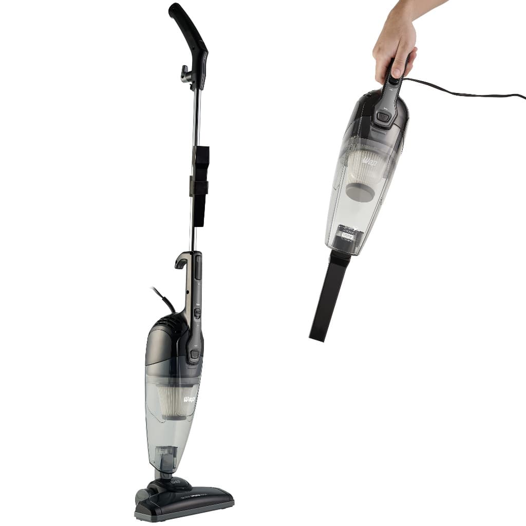 Aspirador de Po WAP Silent Speed Max Vertical e de Mao 1350W HEPA Silencioso Leve Casa Carro Sofa Canto Dificil Acesso