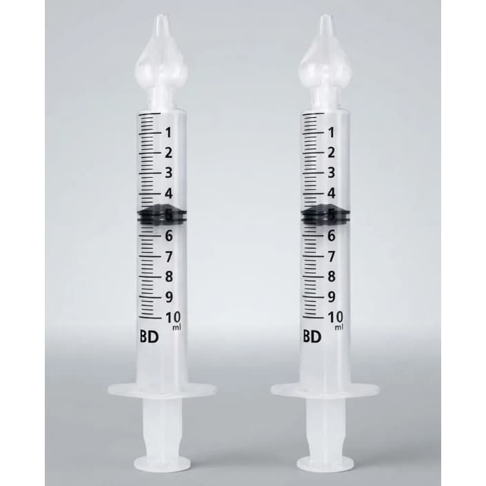 Seringas de Lavagem Nasal de 10 ML com bico de silicone para limpeza e lavagem nasal Adulto e infantil