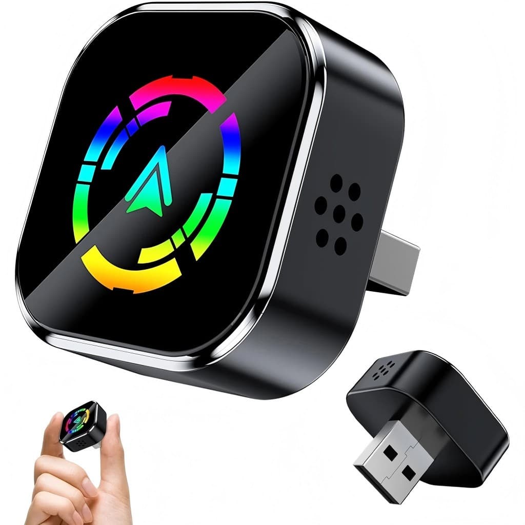 H’MASTON CZ01 Adaptador CarPlay Sem Fio USB Wireless CarPlay e Android Auto para Carro