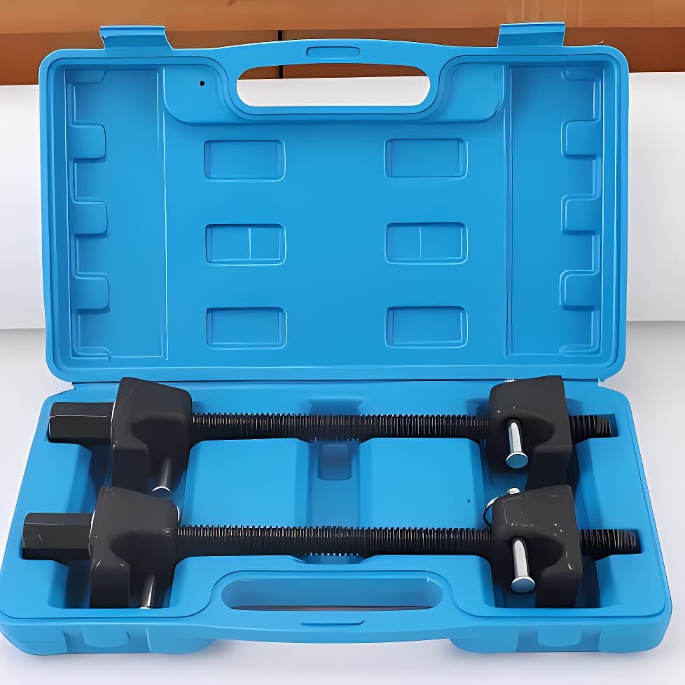 Kit 2 Compressores de Molas para Suspensão Automotiva Amortecedor Reforçado CR40 Ferramenta Mecânica