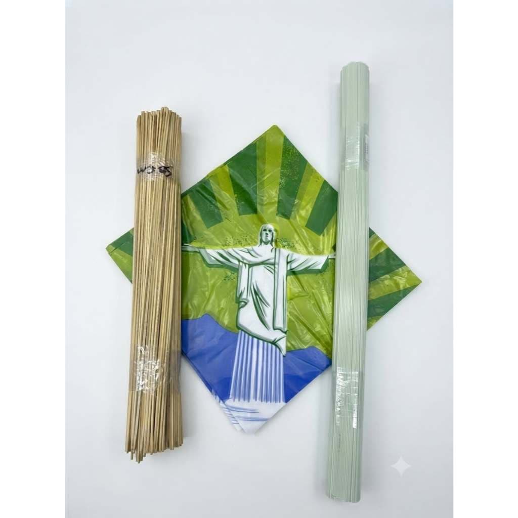 PIPA PAPAGAIO 35X35 KIT COMPLETO EM ALTA QUALIDADE