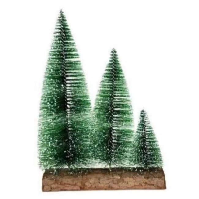 Árvore natalina de mesa trio nevada 27*21*13CM/ARV498