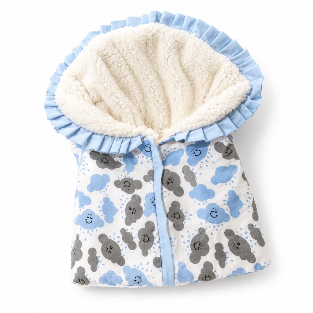 Saco de Dormir Bebê com ZÍPER e ELÁSTICO Estampado Tecido 100% Algodão Estampado Várias Estampas