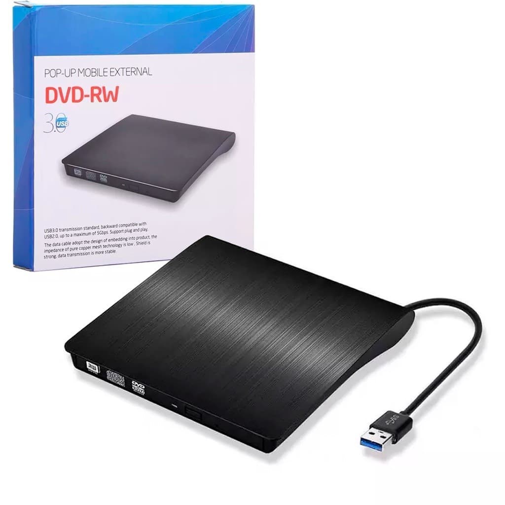 Leitor de USB Portátil 3.0 Compacto Alta Eficiência Gravador Slim Notebook