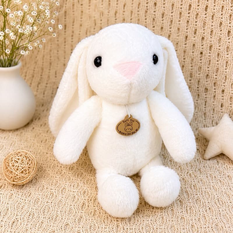 Coelho de Pelúcia Brinquedo Coelhinho Pelucia Personalizado Infantil Crianças Pascoa Coelha Páscoa