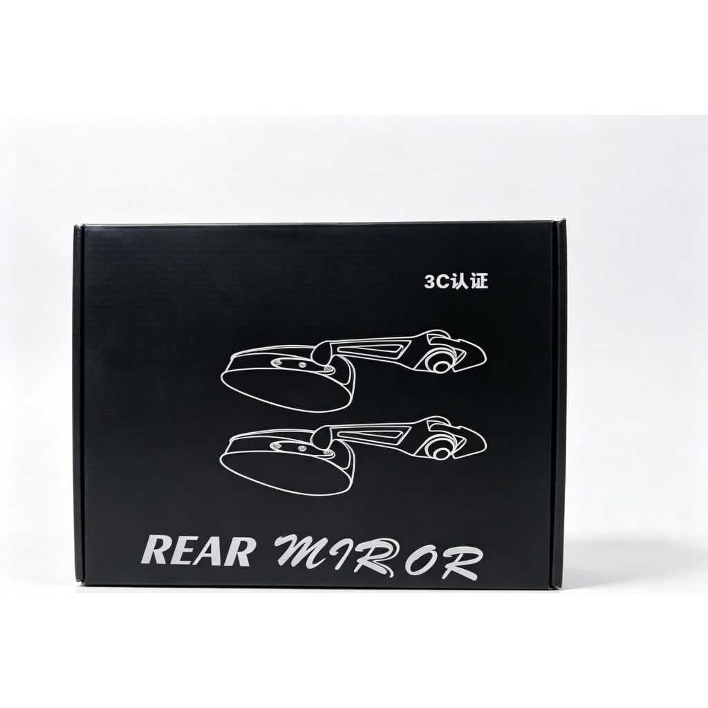 Retrovisor Moto Esportivo Universal + Kit Parafusos Completo