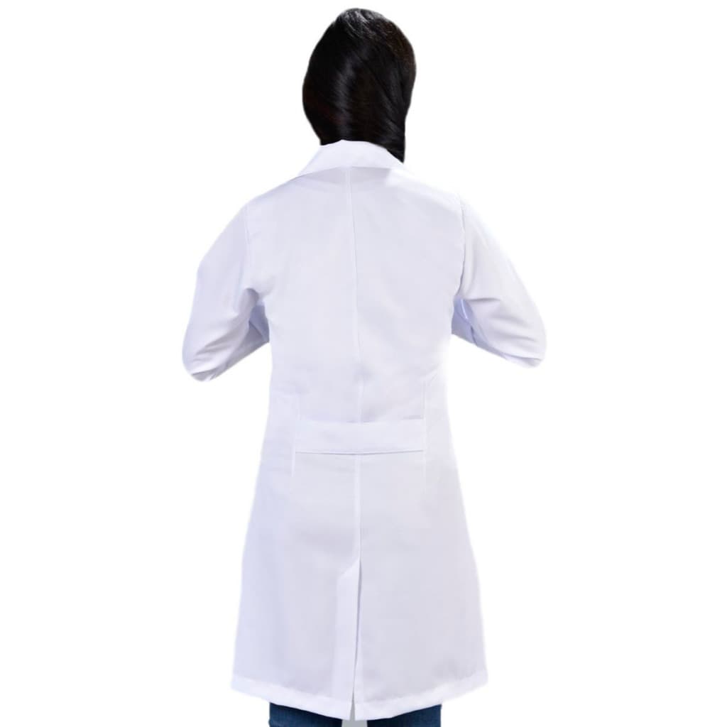 Jaleco Feminino Gabardine Gola Padre