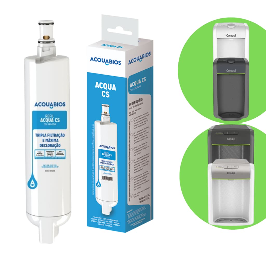 Refil Para Consul Facilite Cpc30 Cpc31 Cpb34 Cpb35/36 Purificador de Água