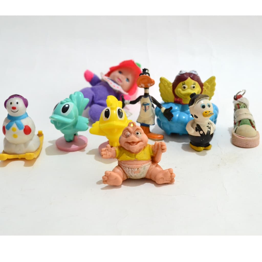 Lote 9 Mini Bonecos Usado