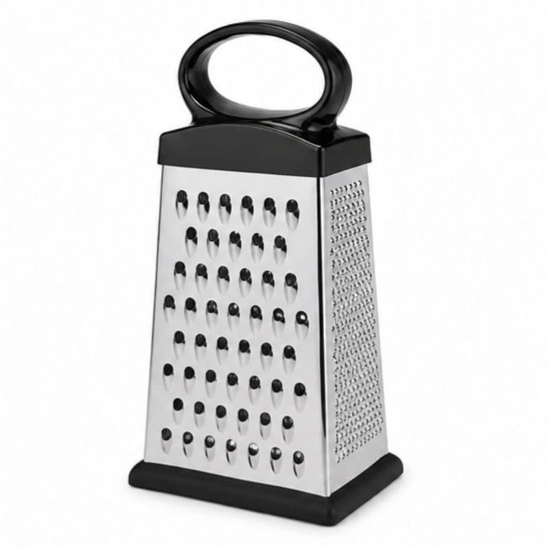 Ralador 24cm 4 Faces Em Aço Inox Resistente Cozinha Para Verduras Legumes Queijo Multiuso