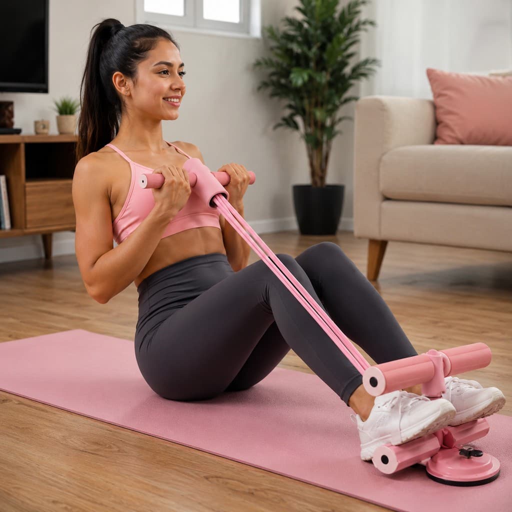 Suporte para Abdominal com Ventosa Equipamento unissex de abdominais Equipamento auxiliar
