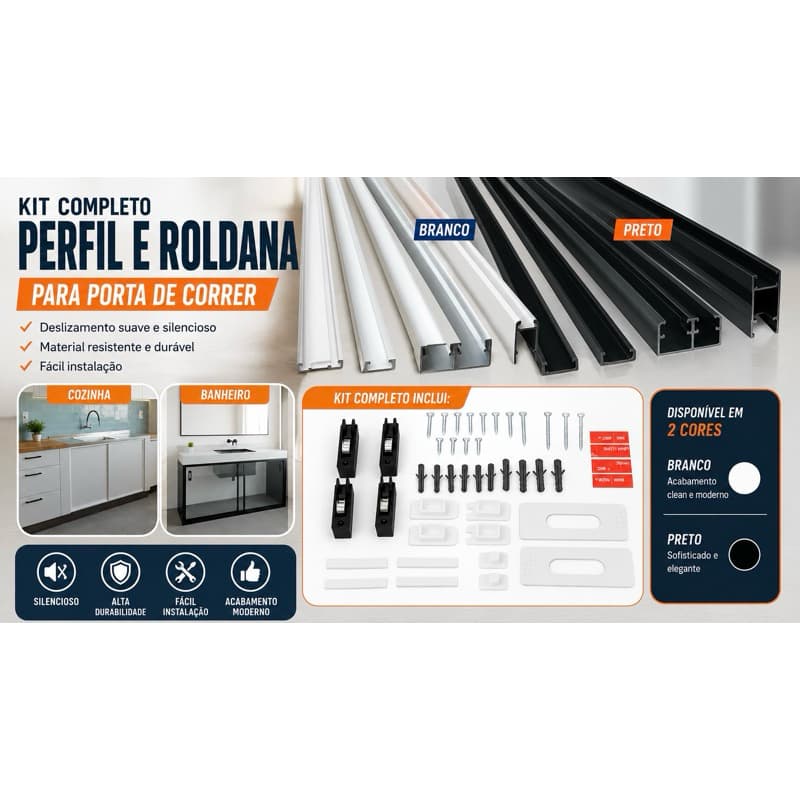 Kit pia estrutura perfil alumínio fechamento gabinete cozinha banheiro vidro piso porcelanato vc 1.00mt 1.20mt 1.50mt