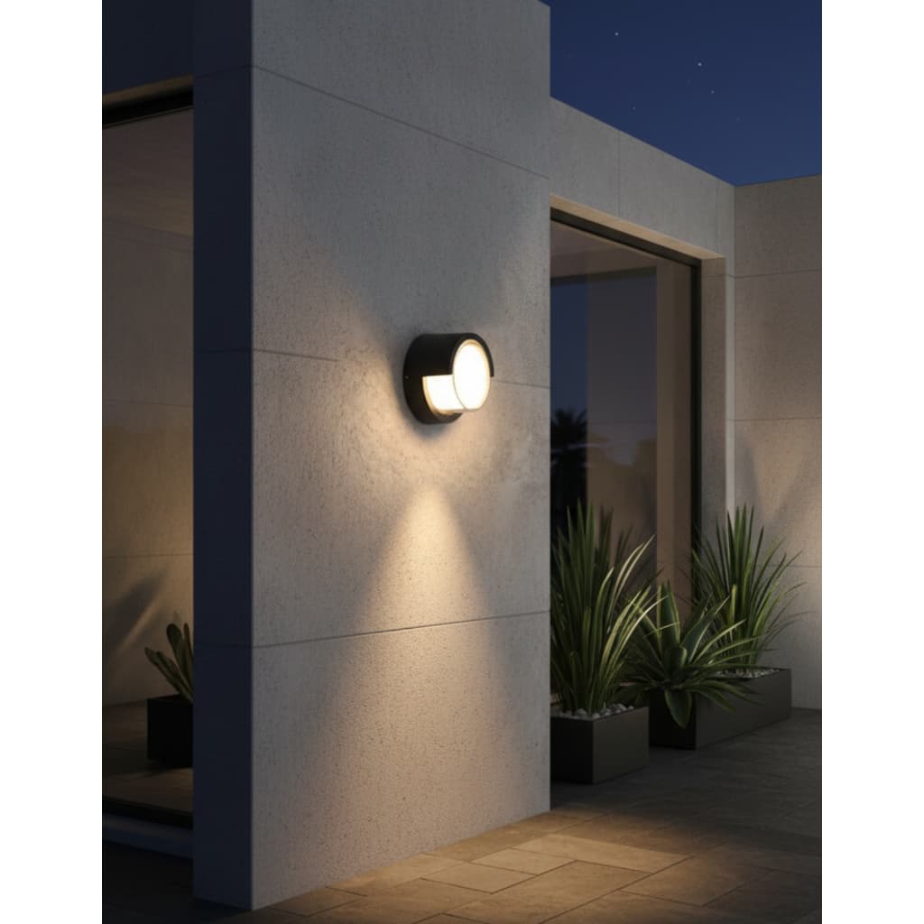 Kit 12 Arandela Sobrepor Led 8w Ip65 Sauna Prova D'agua Opus