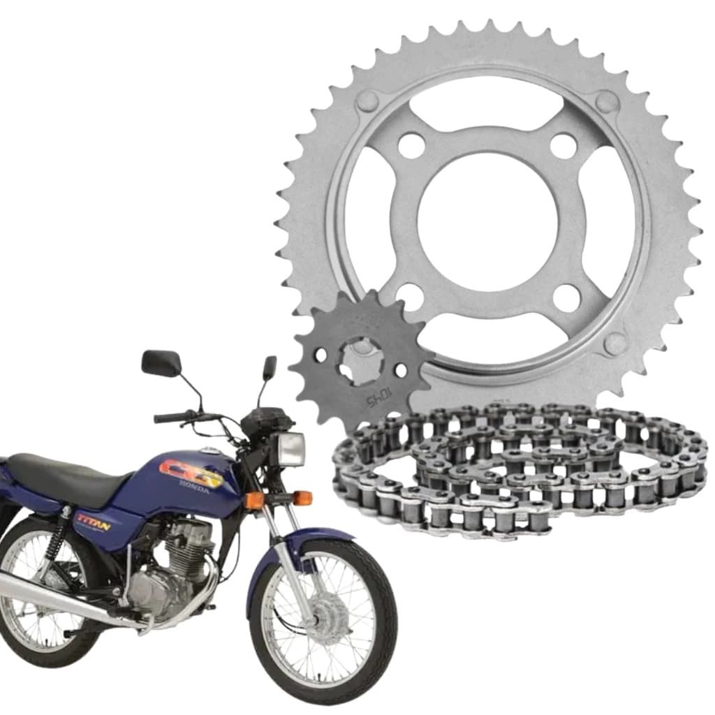 Kit Relacao Tracao Transmissao Cg 125 Titan Cargo Today 83 84 85 86 87 88 91 92 93 94 95 96 97 98 99 Sem Retentor