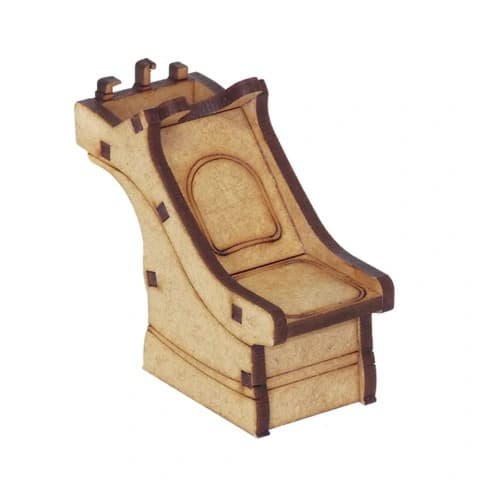 Miniatura de MDF Woodplan Cadeira Lavatório