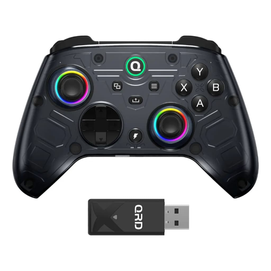 Controle Gamepad QRD Ferrox M5 Hall Effect Wireless PC Switch iOS Android
