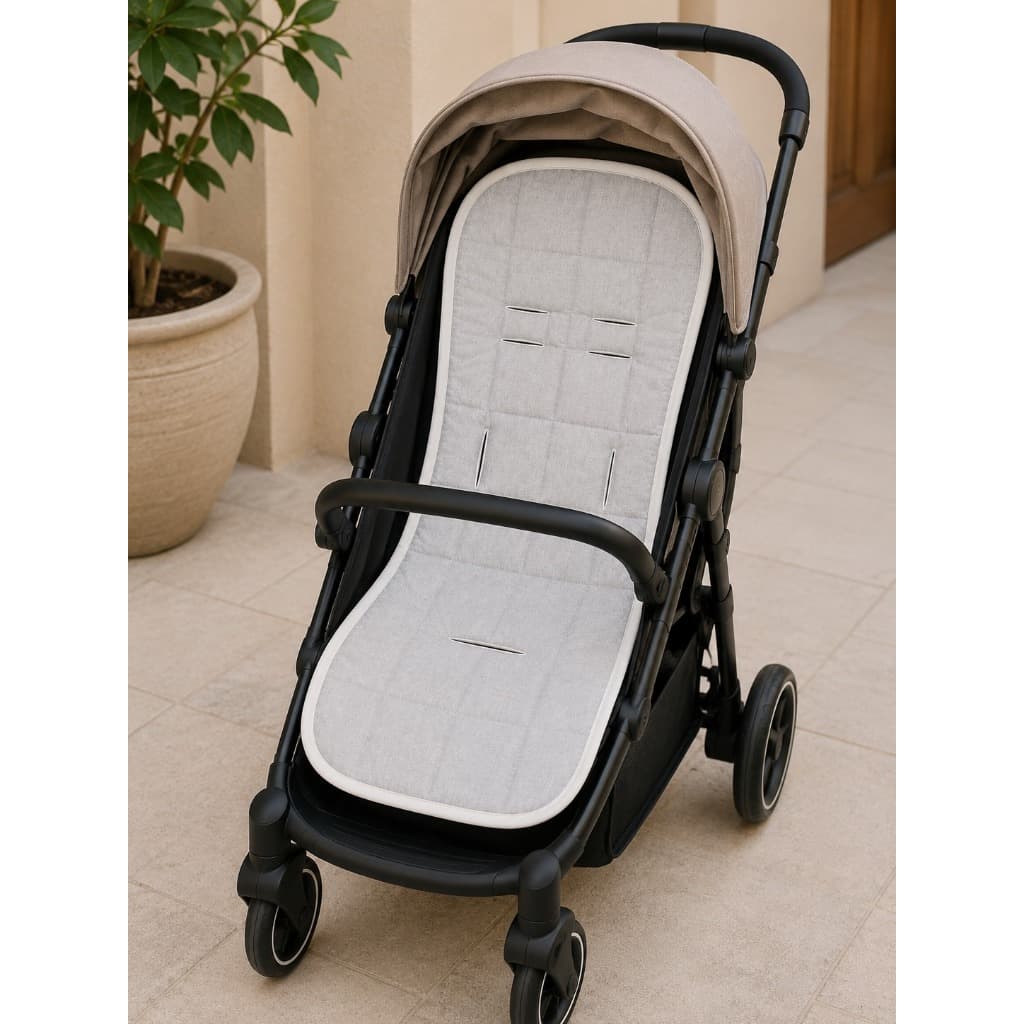 Capa de Carrinho Matelada Percal 100% Algodão Macia e Confortável para Bebê Batistela Baby