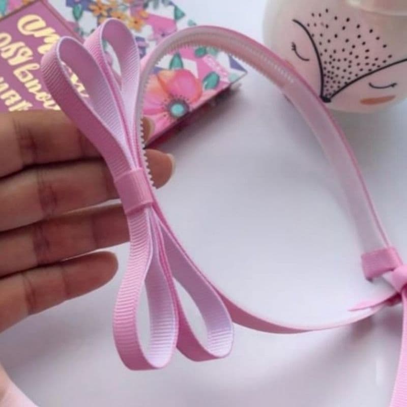 Tiara Infantil Menina com Laço | Arquinho Infantil de Cabelo | Acessório Infantil