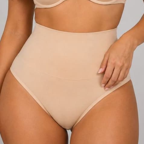 Calcinha Redutora Selene Sem Costura Modelo Cós Alto Original 20030