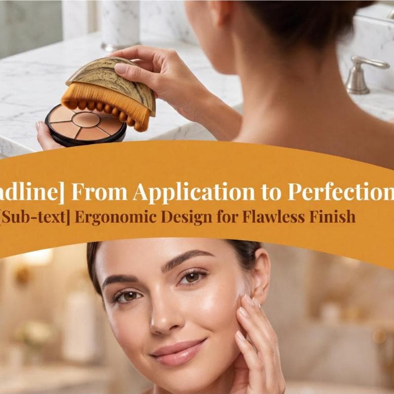 Escova Linfática Facial de Precisão – Massageador Ergonômico para Aliviar Fadiga & Reduzir Inchaço