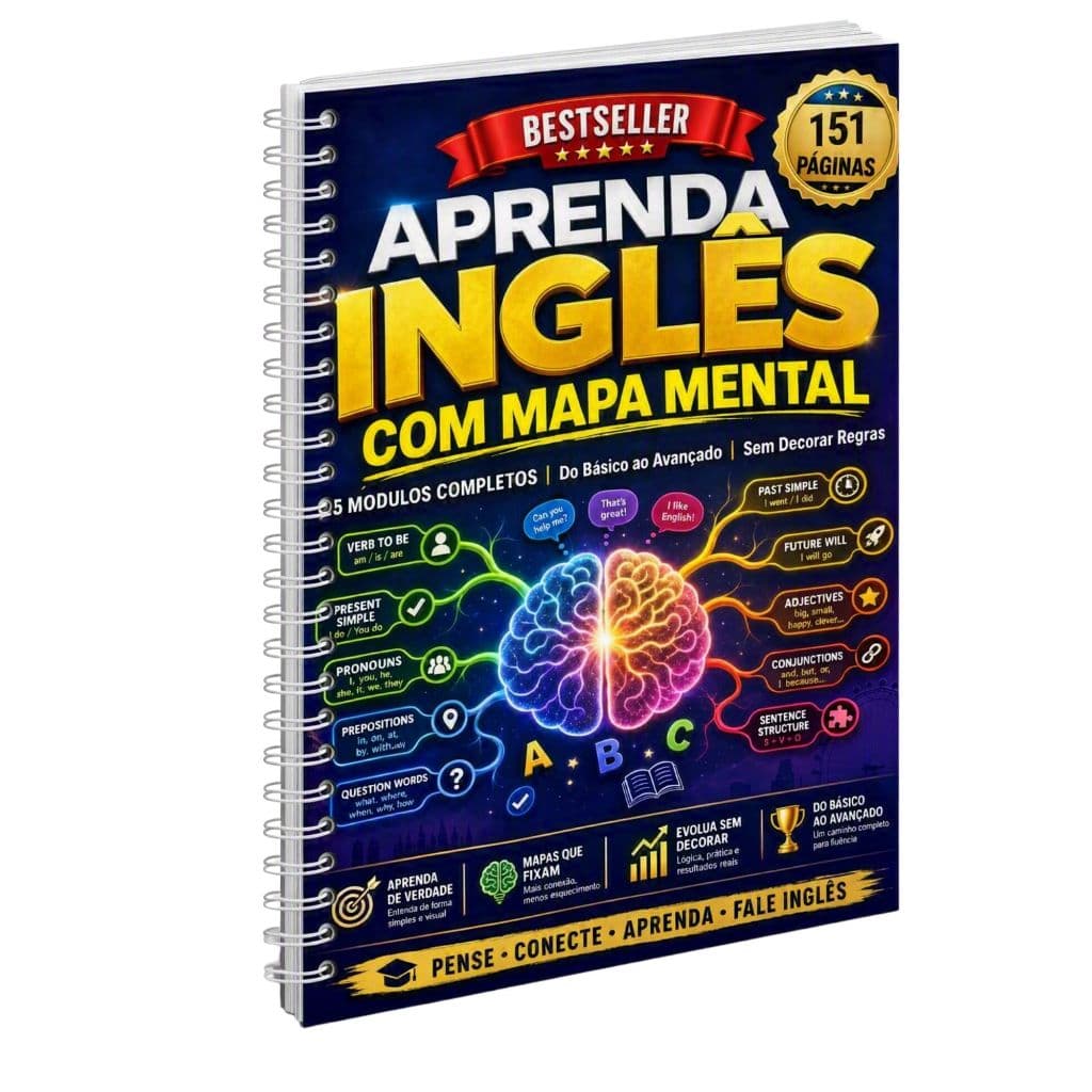 Mapas Mentais de Inglês Para Enem, Concursos e Vestibulares – Gramática e Revisão