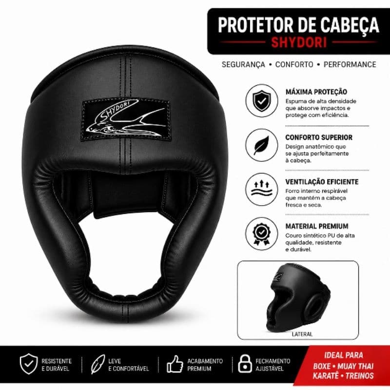 Protetor De Cabeça Luta ( Boxe, Muay Thay, Boxe Tailandês)