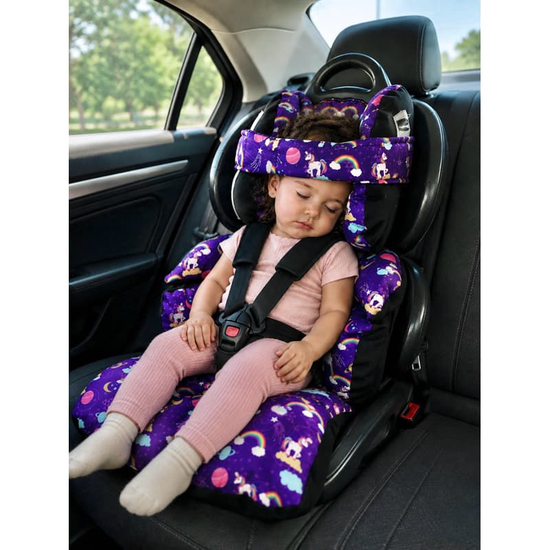 capa colchonete cadeirinha de carro coração preto 25 a 36 kg