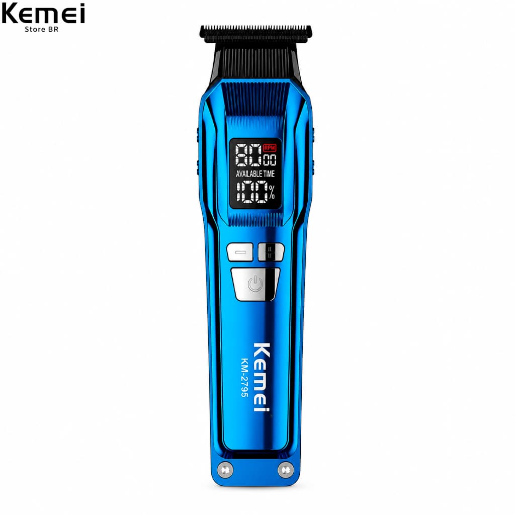 Kemei 2795 Aparador De Cabelo Sem Fio Profissional Elétrico Recarregável Barbeador