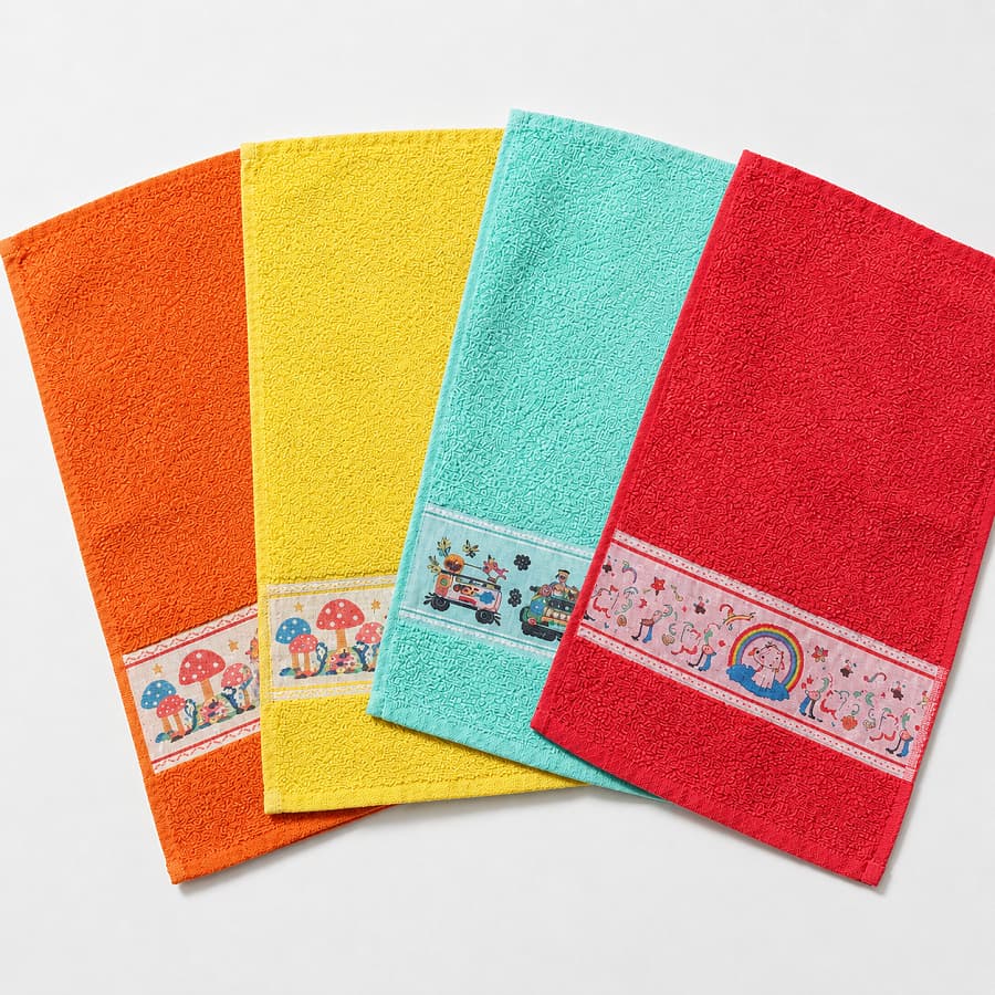 Kit de Toalha Infantil 100% Algodão | Toalha Infantil Menino | Toalha Infantil Menina