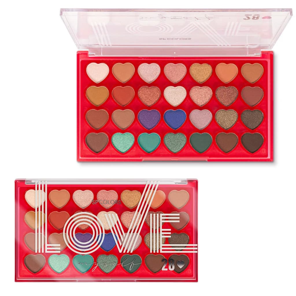 Paleta de Sombras 28 Cores Love Myself Sp Colors