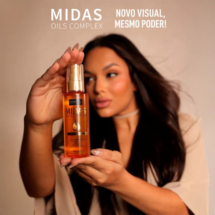 Midas Oils Complex Mix Óleos Argan Reparador - 100ml Biofios