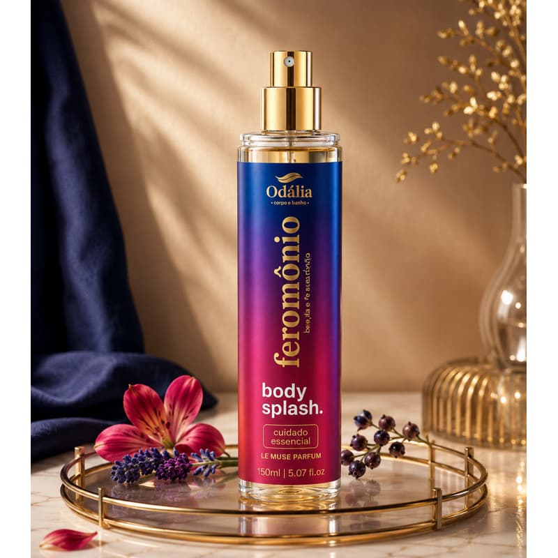 Body Splash Odália Cosméticos O Poder da Atração e Sedução Feromônio