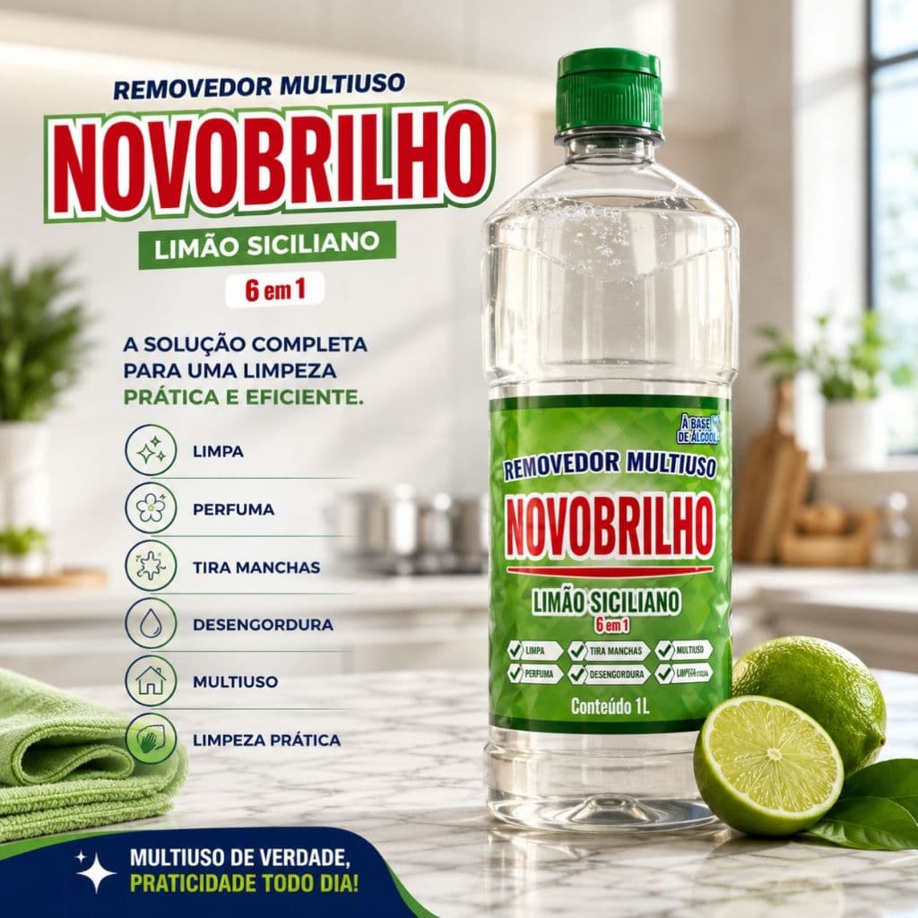 Removedor Multiuso Limão Siciliano limpeza Geral Desengorudra