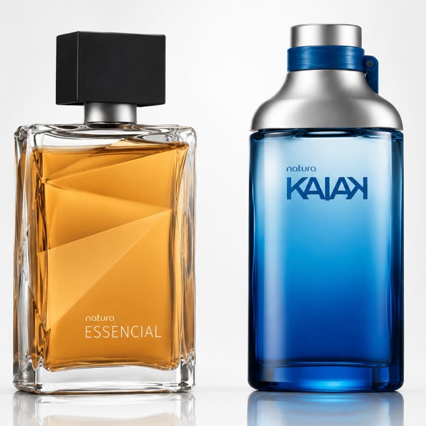 Kit 1 ate 2 Perfumes Kaiik + Essencialle Masculino 100ml Lacrado Luxo