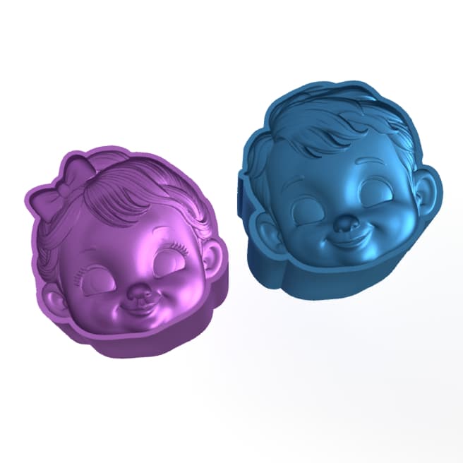 Ejetor Doces Brigadeiros Menino e Menina - Não Gruda